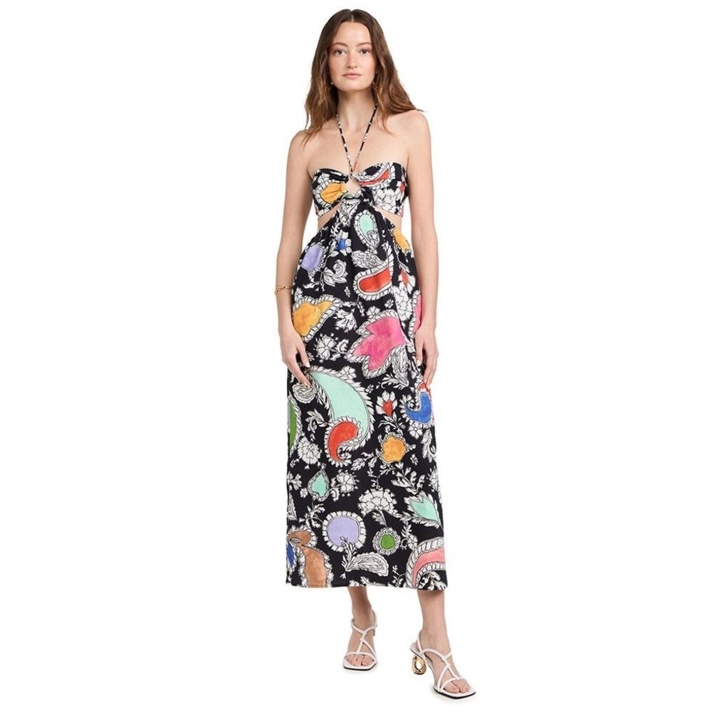Mara Hoffman Multi Colored Midi Laila Dress